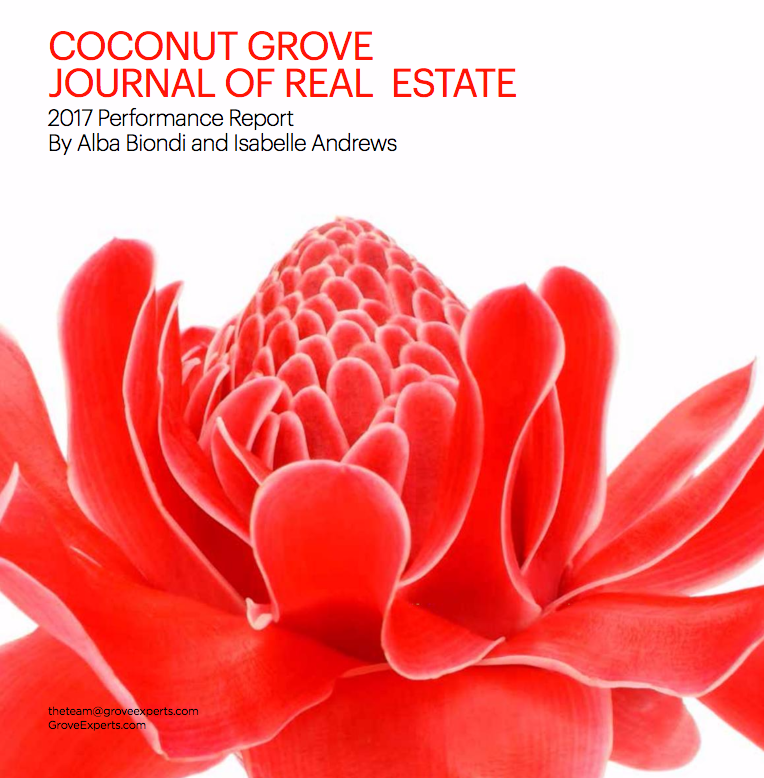 The Coconut Grove Journal of Real Estate for Single-family homes cover page